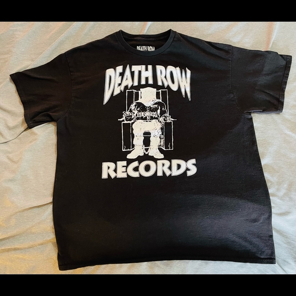 Death Row Records T-Shirt Black & White Men’s XL